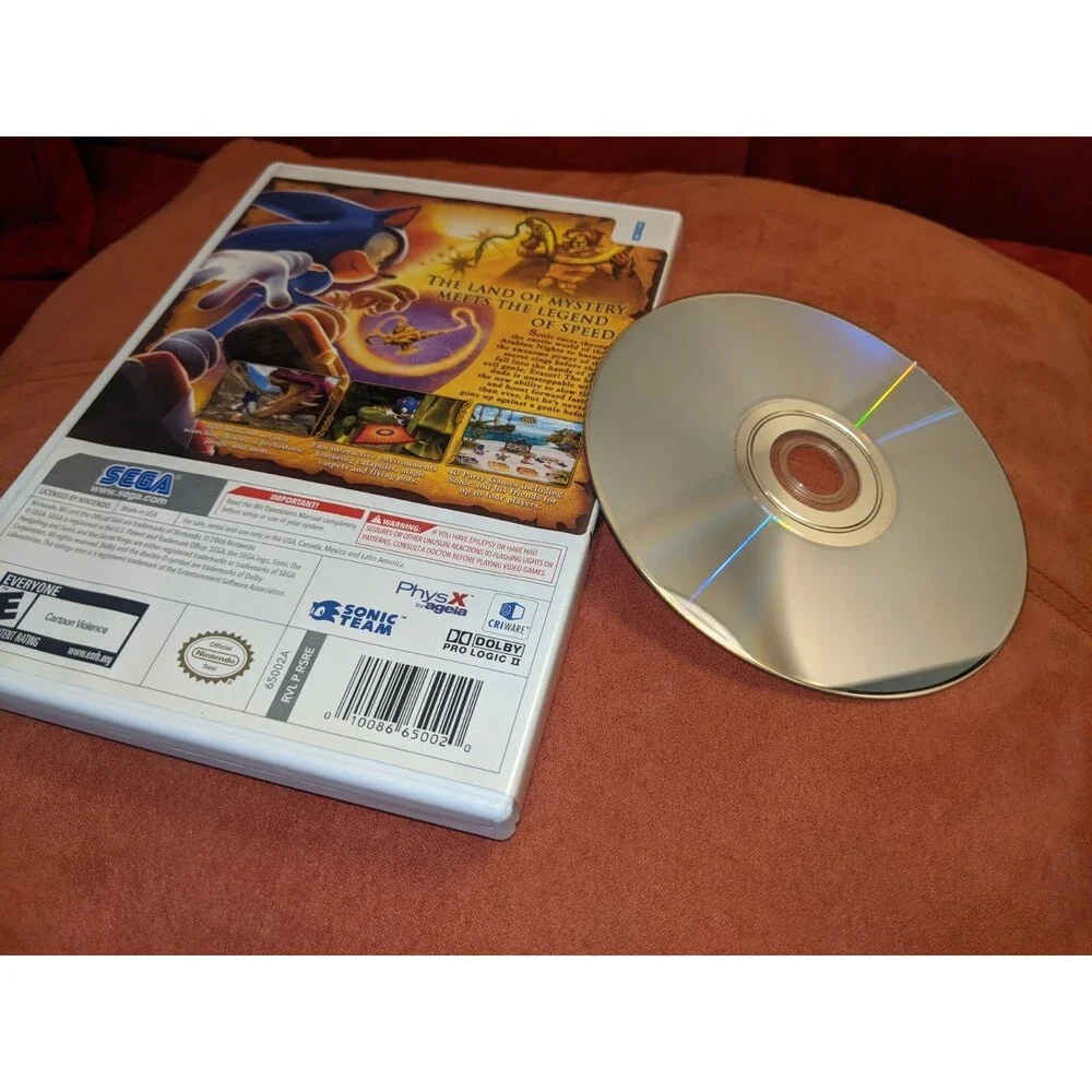 Sonic and the Secret Rings, Nintendo Wii, Complete, Excellent Condition